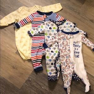 Infant boy 0-3 months PJs